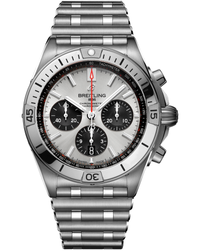 Breitling Chronomat B01 42 Steel - Silver (watches)